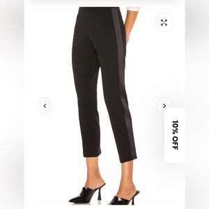 SPANX Black Dress Pants with Satin tape detail at sides. Elevated pant - NWT